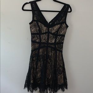 Bebe Black Lace Dress